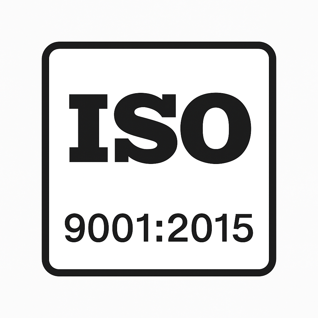 ISO 9001:2015 certified